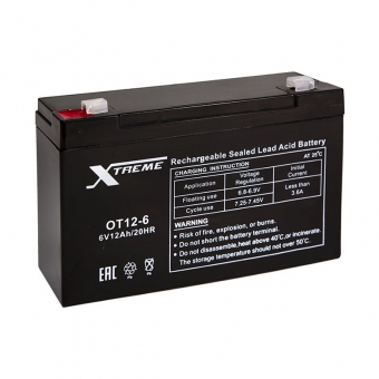 Xtreme VRLA 6V 12 Ah (OT12-6) 151x50x94