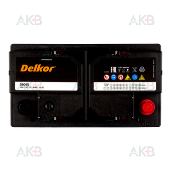 Автомобильный аккумулятор Delkor 59095 (90R 920A 315x175x190). Фото 1