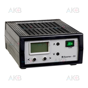 Зарядное устройство Вымпел 55 (автомат, 0.5-15А, 0.5-18В жк дисплей). Фото 1