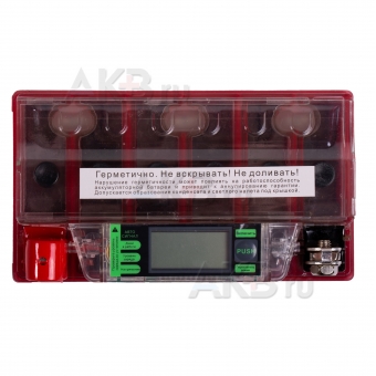 Мото аккумулятор Red Energy DS 1210, 12V 10Ah 110А (137x77x135) YB9A-A, YB9-B, 12N9-4B-1. Фото 1