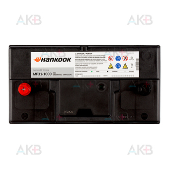 Автомобильный аккумулятор Hankook 31-1000 (190 min 1000 A 330x173x240). Фото 1