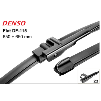 DENSO DF-115 комплект 650мм/26 и 650мм/26 (бескаркасные)