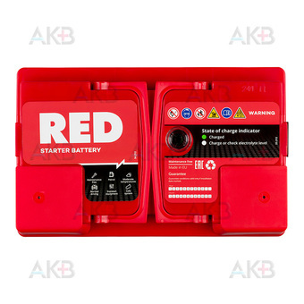 Автомобильный аккумулятор Red 75R низкий (720A 278x175x175). Фото 2