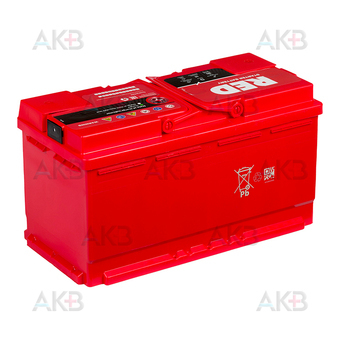 Автомобильный аккумулятор Red 100R (900A 353x175x190). Фото 2
