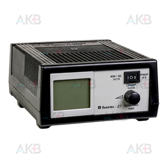 Зарядное устройство Вымпел 27 (автомат, 0-7А, 14.1/14.8/16В жк индикатор). Фото 1