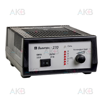 Зарядное устройство Вымпел 270 (автомат/ручн, 0-7A, 15-19В, линейный амперм.). Фото 1