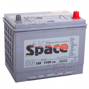 Автомобильный аккумулятор Space Asia 105D26L (80R 750A 260x173x225)
