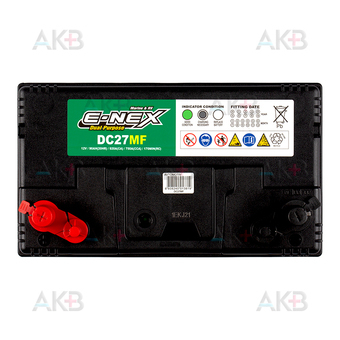 Автомобильный аккумулятор E-NEX Marine XDC27MF 90Aч 750A (302x172x200). Фото 1