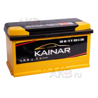 Автомобильный аккумулятор Kainar 6СТ100 VL АПЗ о.п. 100Ач 850А (353x175x190)