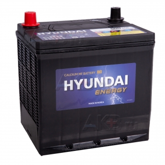 Автомобильный аккумулятор HYUNDAI 50D20L 12V 50Ah 450А (208x173x207) обр. пол.