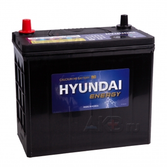 Автомобильный аккумулятор HYUNDAI 60B24L 12V 45Ah 430A (238x129x227) обр. пол.
