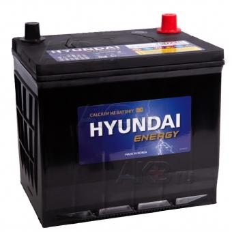 Автомобильный аккумулятор HYUNDAI 75D23R 12V 65Ah 550A (232x173x225) прям. пол.