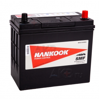 Автомобильный аккумулятор Hankook 65B24L (52R 480 238x129x227) переходник