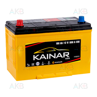 Kainar Asia 6СТ100 VL АПЗ п.п. 115D31R 100 Ач 800A (306x173x225)