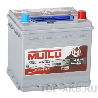 Mutlu SFB 3 55D20FL 55 Ач 450А обр. пол. (203x175x202) D20.55.045.C