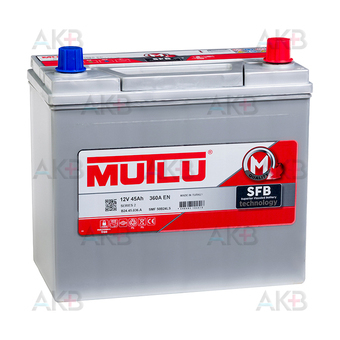 Mutlu SFB 2 50B24LS 45 Ач 360А обр. пол. (238x129x227) B24.45.036.A