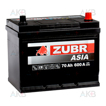 ZUBR Ultra Asia 70 Ач 700A (260x173x225) обр. пол.