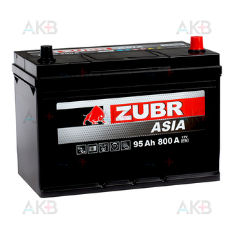 ZUBR Ultra Asia 95 Ач 800A (306x173x225) обр. пол.