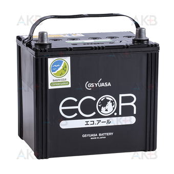 Автомобильный аккумулятор GS Yuasa EC-60D23L 60 Ач 540A обр. пол. (230x171x221) ECO.R