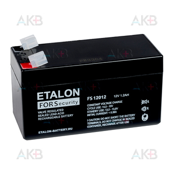 ETALON FS 12012 12V 1.2Ач (98x44x59)