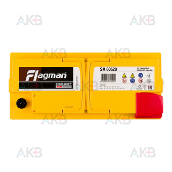 Автомобильный аккумулятор Flagman AGM 105 Ач L6 950A (353x175x190) SA 60520. Фото 1
