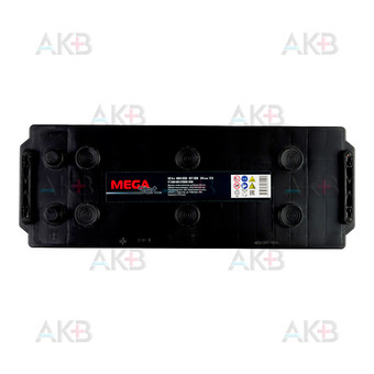 Автомобильный аккумулятор MEGA START 132 Ач 850A прямая пол. (513х189х217) 6СТ-132N. Фото 1