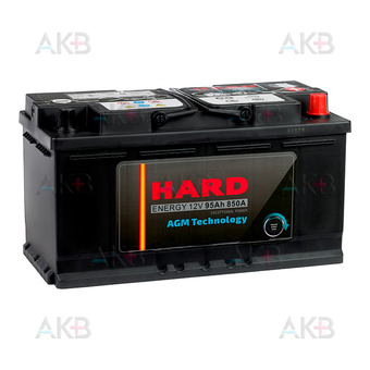 HARD AGM 95Ah 850A (353x175x190)
