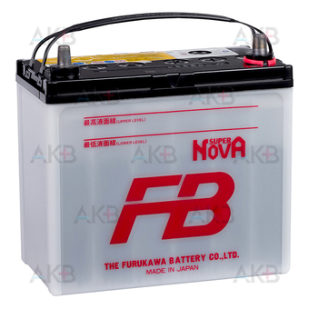 Автомобильный аккумулятор FB Super Nova 46B24L 41Ah 350A обр. пол. (238x129x225)