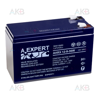 Аккумулятор A.EXPERT AHRX 12-9-36W 12V 9Ah (151x65x99)