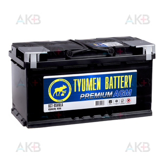 Tyumen Battery Premium AGM 95Ah обр. пол. 850A (353x175x190) 6СТ-95VRLA