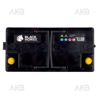 Автомобильный аккумулятор Black Horse 100R 820A 353x175x175 (низкий). Фото 2
