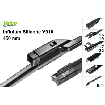VALEO Infinium Silicone 450мм/18 V910 (бескаркасная) 744910