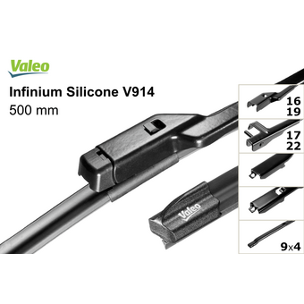 VALEO Infinium Silicone 500мм/20 V914 (бескаркасная) 744914