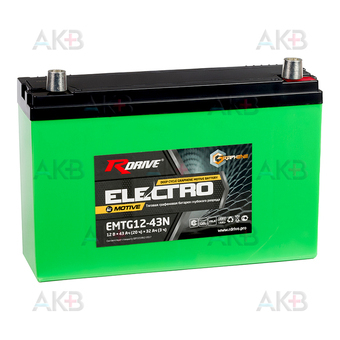 Аккумуляторная батарея RDrive ELECTRO Motive EMTG12-43N (267х77х170) Deep Cycle