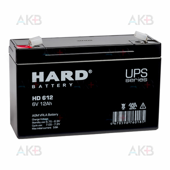 HARD HD 612 6V 12Ah (151x50x94)