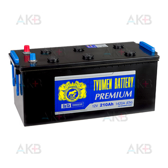 Автомобильный аккумулятор Tyumen Battery Premium 210 Ач обр. пол. 1420A (518x228x236)