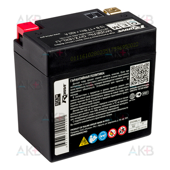 Мото аккумулятор Rdrive GYZ18XL-Li 12V 77 Втч 6Ah 420А обр. пол. (112x70x110) LiFePO4 31500-MKK-A02 / HY110 Honda AFRICA. Фото 2