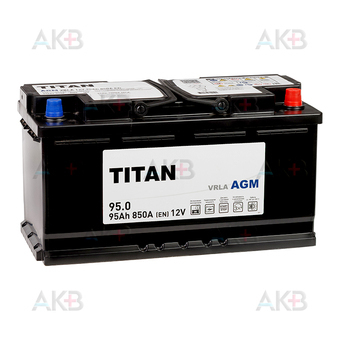 TITAN AGM 95Ah 850A (353x175x190) 6СТ-95.0 VRLA