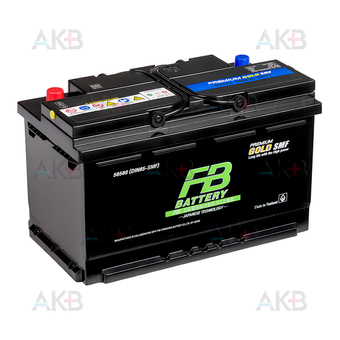 Автомобильный аккумулятор FB Premium Gold SMF 85 Ач 800A обр. пол. 58580 (315х175х190) LN4 DIN 85. Фото 2