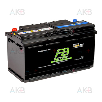 Автомобильный аккумулятор Аккумулятор FB Premium Gold SMF 100 Ач 850A обр. пол. (353х175х190) LN5 DIN 100. Фото 2