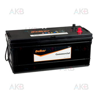 Автомобильный аккумулятор Delkor 4D-1100R 200 Ач обр. пол. 1100A (507х213х231) 300RC. Фото 1