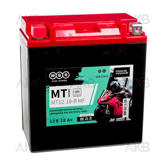 WBR MT12-18-B MF AGM 18 Ач 270А прямая пол. (150x87x161) YTX20CH-BS