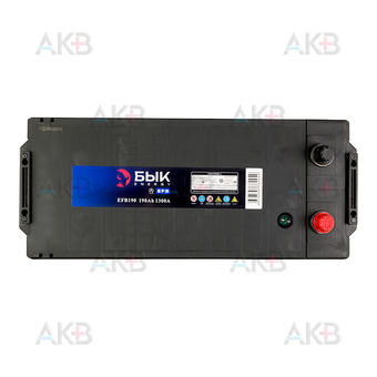 Автомобильный аккумулятор БЫК Energy EFB 190Ah 1300A обр. пол. (506х220х223). Фото 1