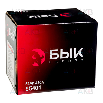 Автомобильный аккумулятор БЫК Energy 55401 54Ah 450A обр. пол. (205x175x175). Фото 3