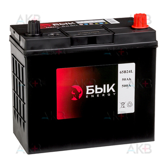 БЫК Energy 65B24L 50Ah 500A обр. пол. (236x129x225) станд. клемы