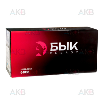 Автомобильный аккумулятор БЫК Energy 64031 140Ah 980A прям. пол. (506х183х223). Фото 3