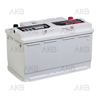 Автомобильный аккумулятор Solite 80Ah 800A (315x175x190) AGM80R прямая полярность. Фото 2