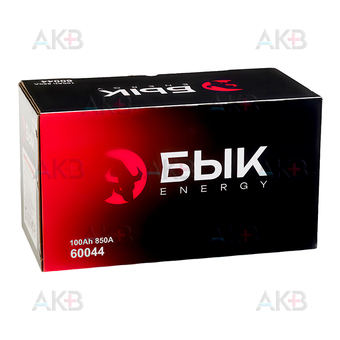 Автомобильный аккумулятор БЫК Energy 60044 100Ah 850A обр. пол. (353x175x190). Фото 3