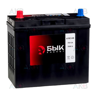 БЫК Energy 65B24R 50Ah 500A прям. пол. (236x129x225) уз. клеммы