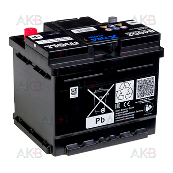 Автомобильный аккумулятор Moll X-TRA charge 52 Ач 500A обр. пол. (207x175x175) 84052. Фото 1